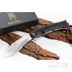Wild Boar big dogleg G10 handle folding knife UD405261  